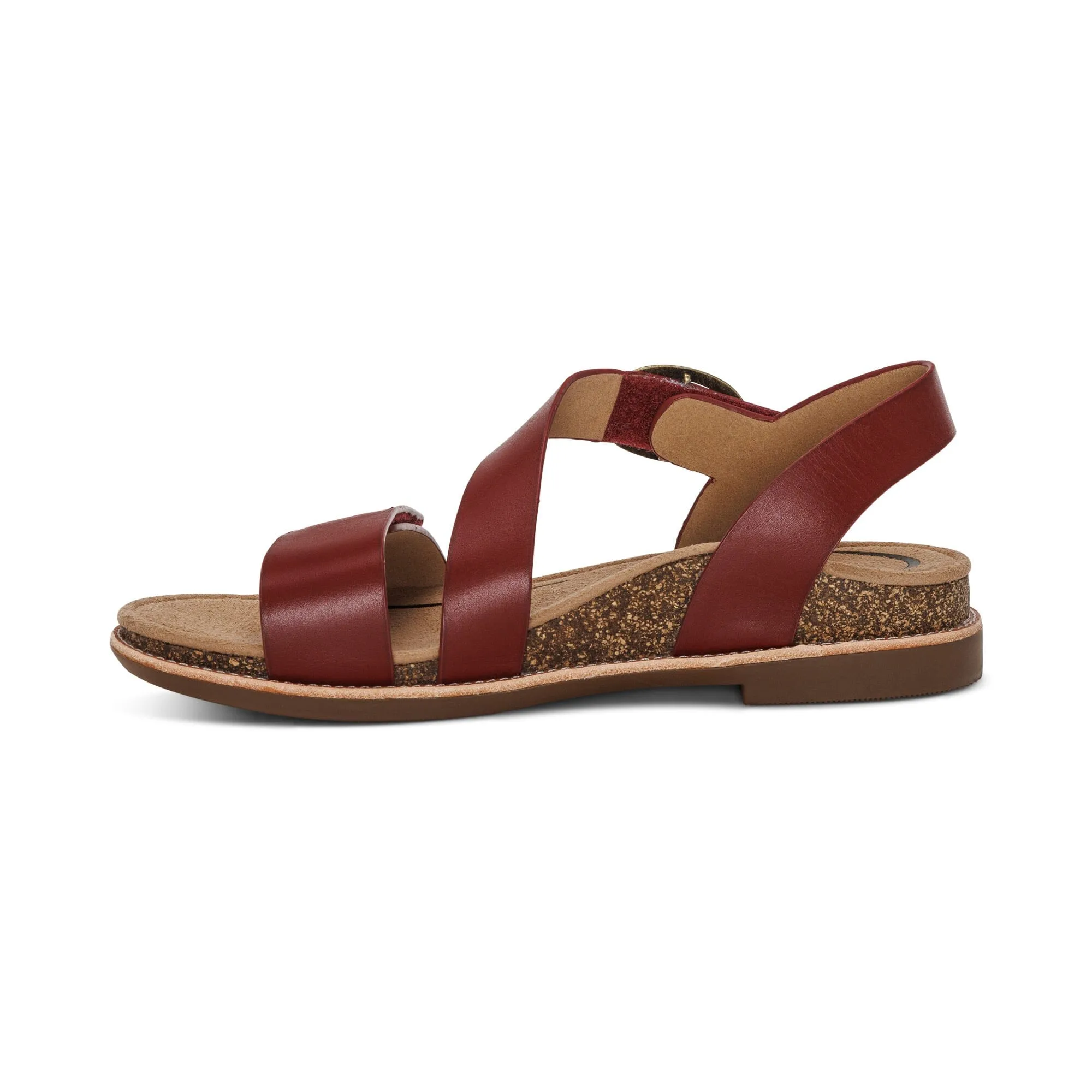 AETREX TAMARA ASYMMETRICAL QUARTER STRAP SANDAL