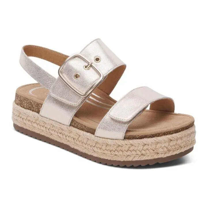 AETREX VANIA ARCH SUPPORT PLATFORM SANDAL WOMEN'S