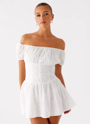 Anthem Mini Dress - Ivory
