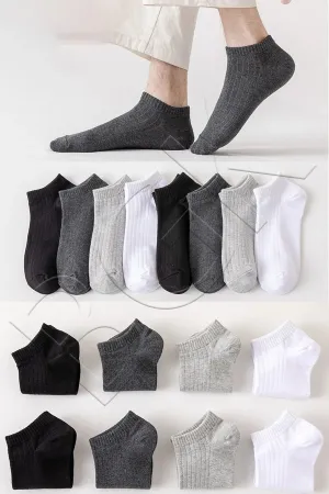 BGK Men's 8 Pairs Cotton Trousers Socks