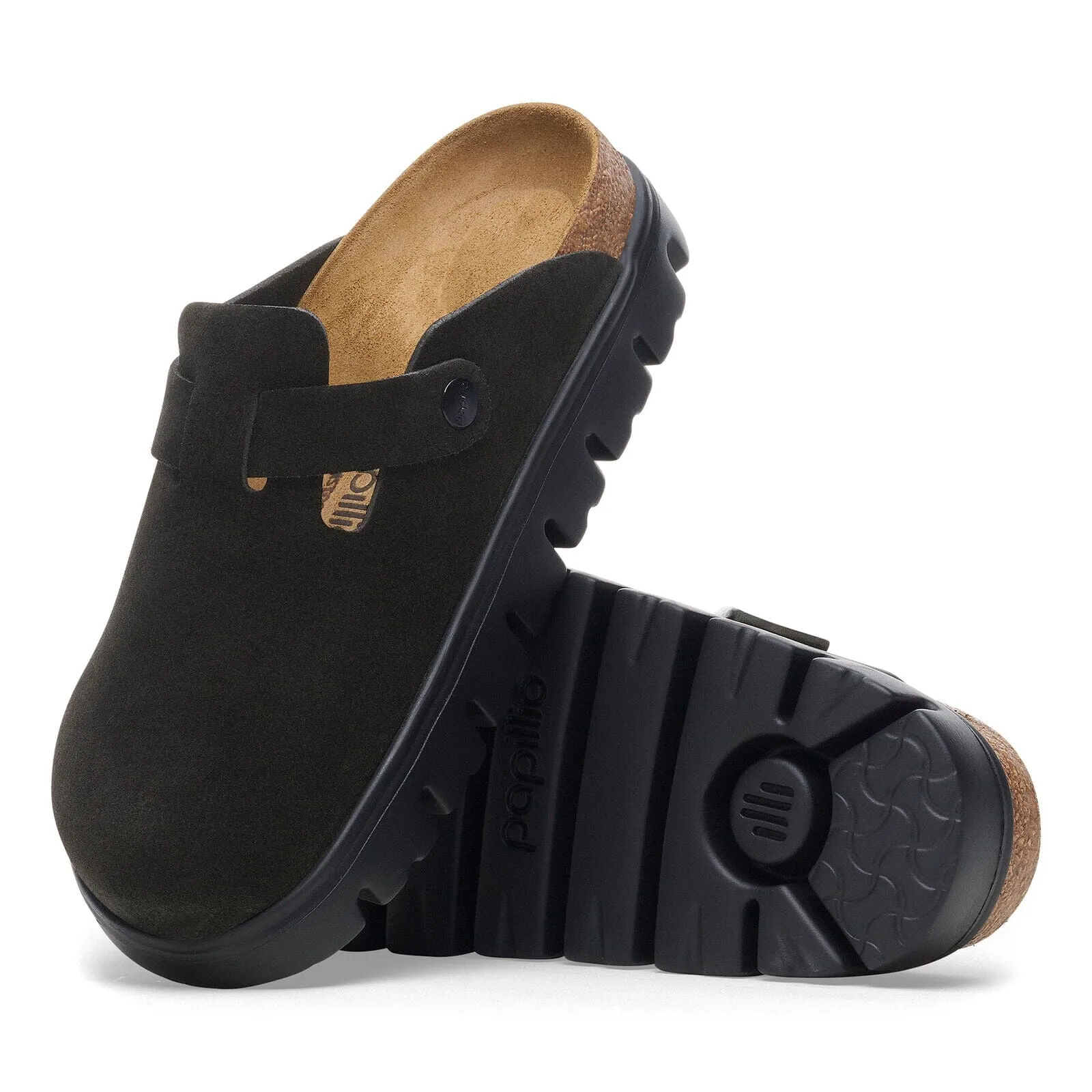 BIRKENSTOCK BOSTON CHUNKY SUEDE WOMEN'S