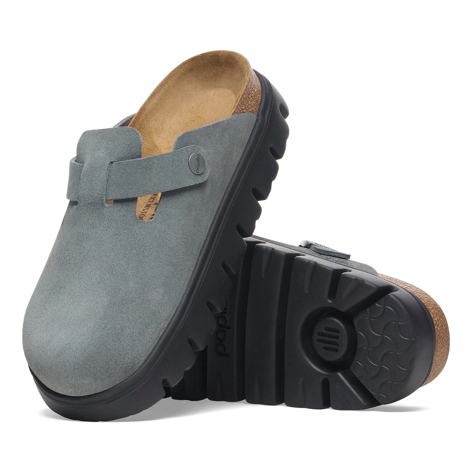BIRKENSTOCK BOSTON CHUNKY SUEDE WOMEN'S