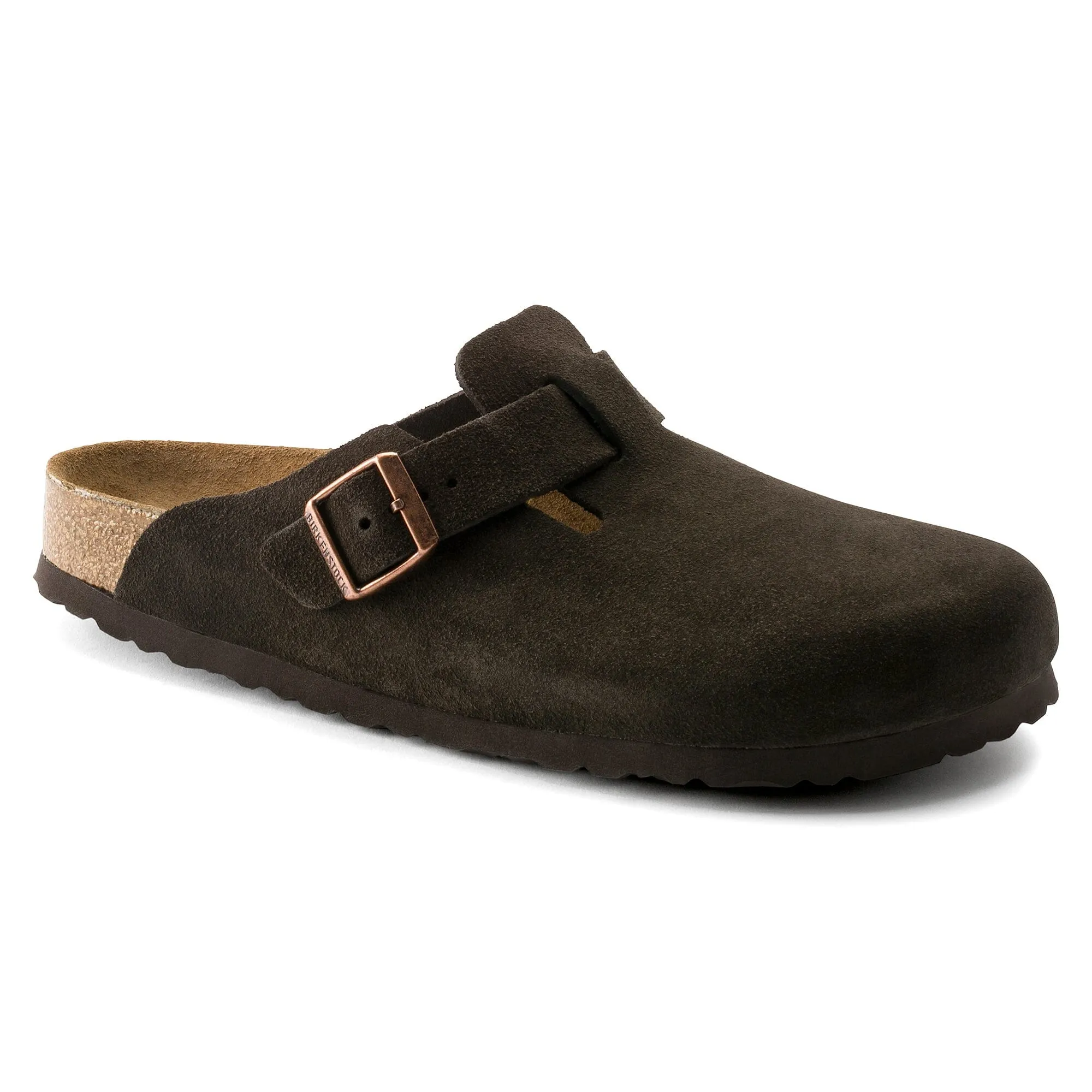 BIRKENSTOCK BOSTON SOFT FOOTBED SUEDE LEATHER UNISEX
