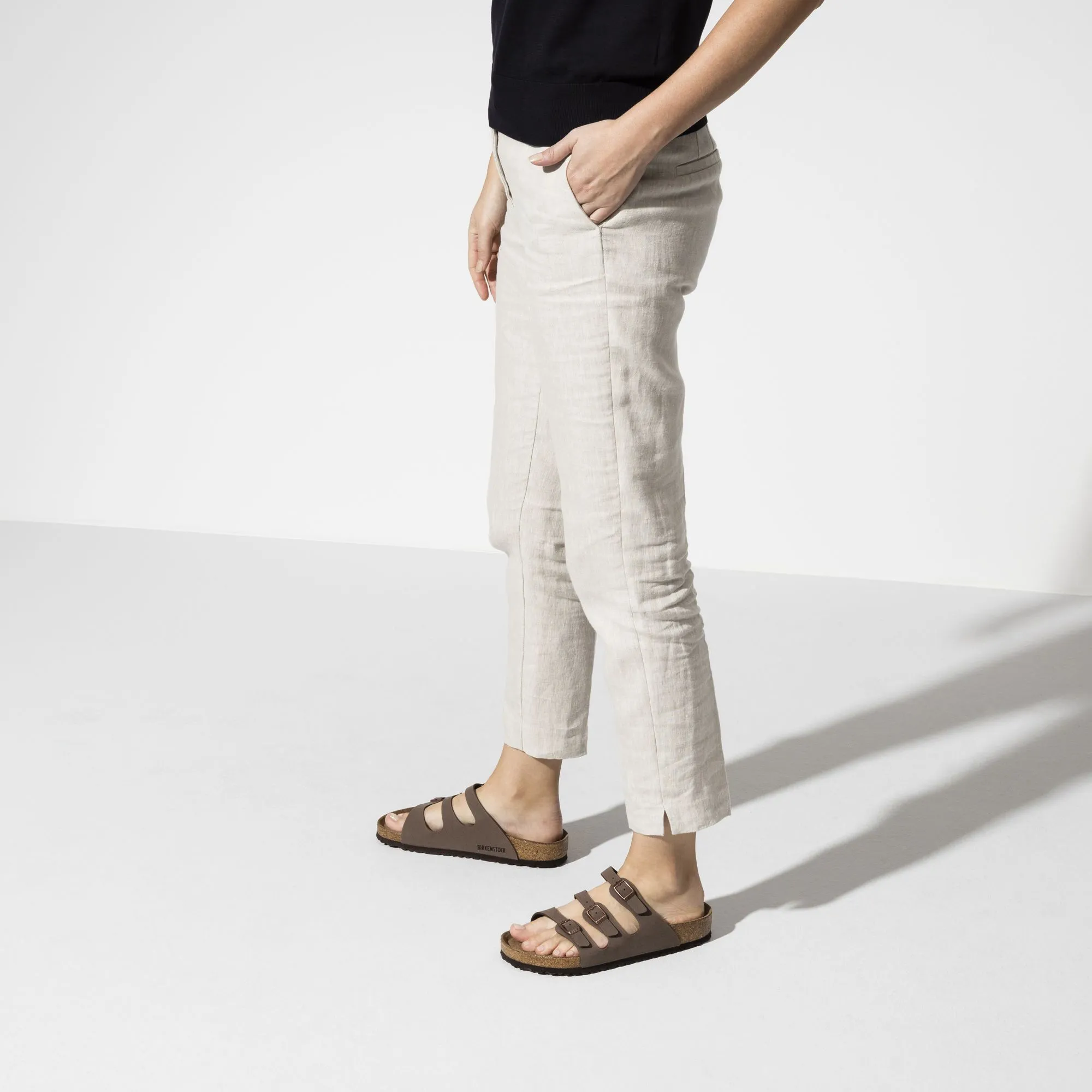 BIRKENSTOCK FLORIDA SOFT FOOTBED MOCHA BIRKIBUC UNISEX