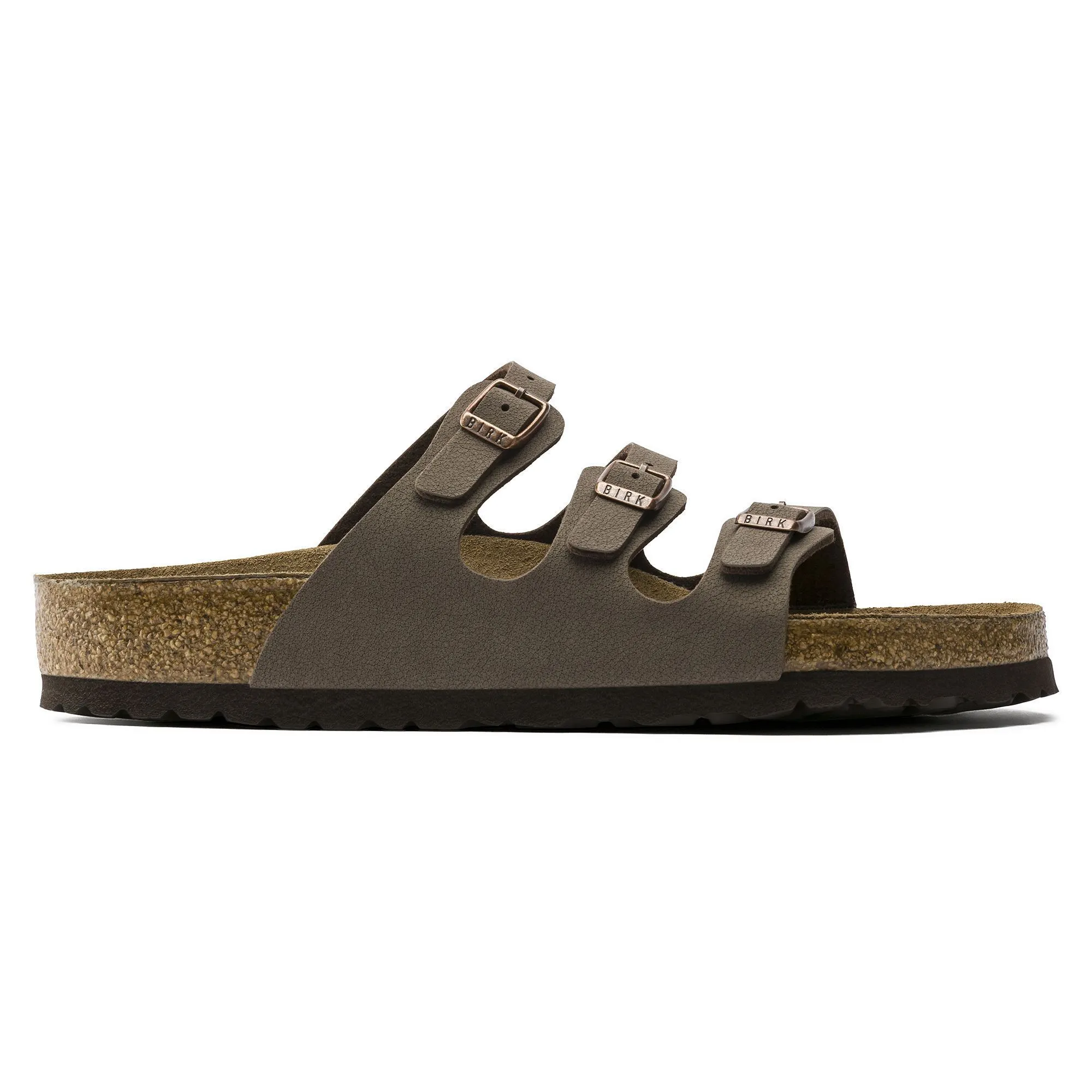 BIRKENSTOCK FLORIDA SOFT FOOTBED MOCHA BIRKIBUC UNISEX