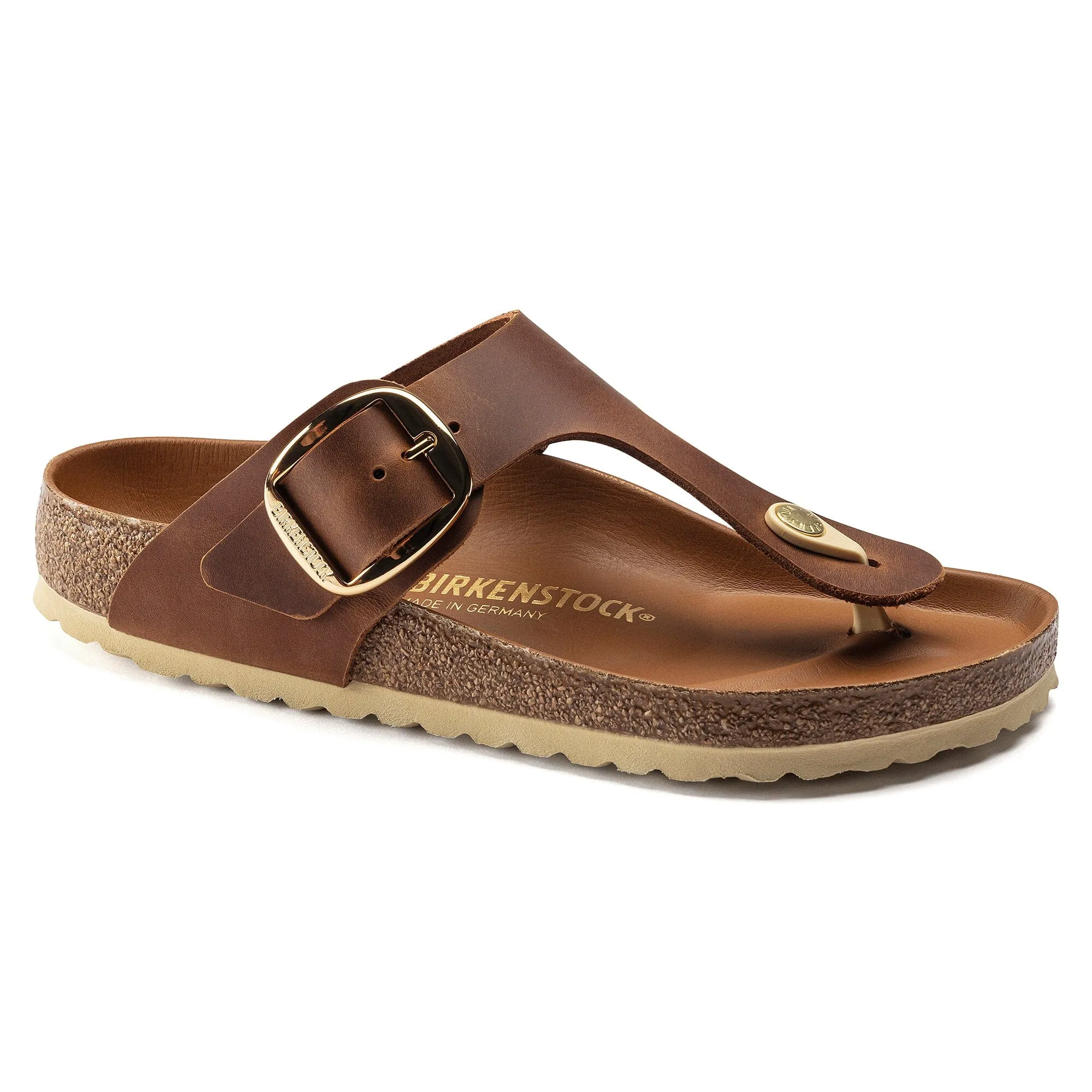 BIRKENSTOCK GIZEH BIG BUCKLE NUBUCK LEATHER