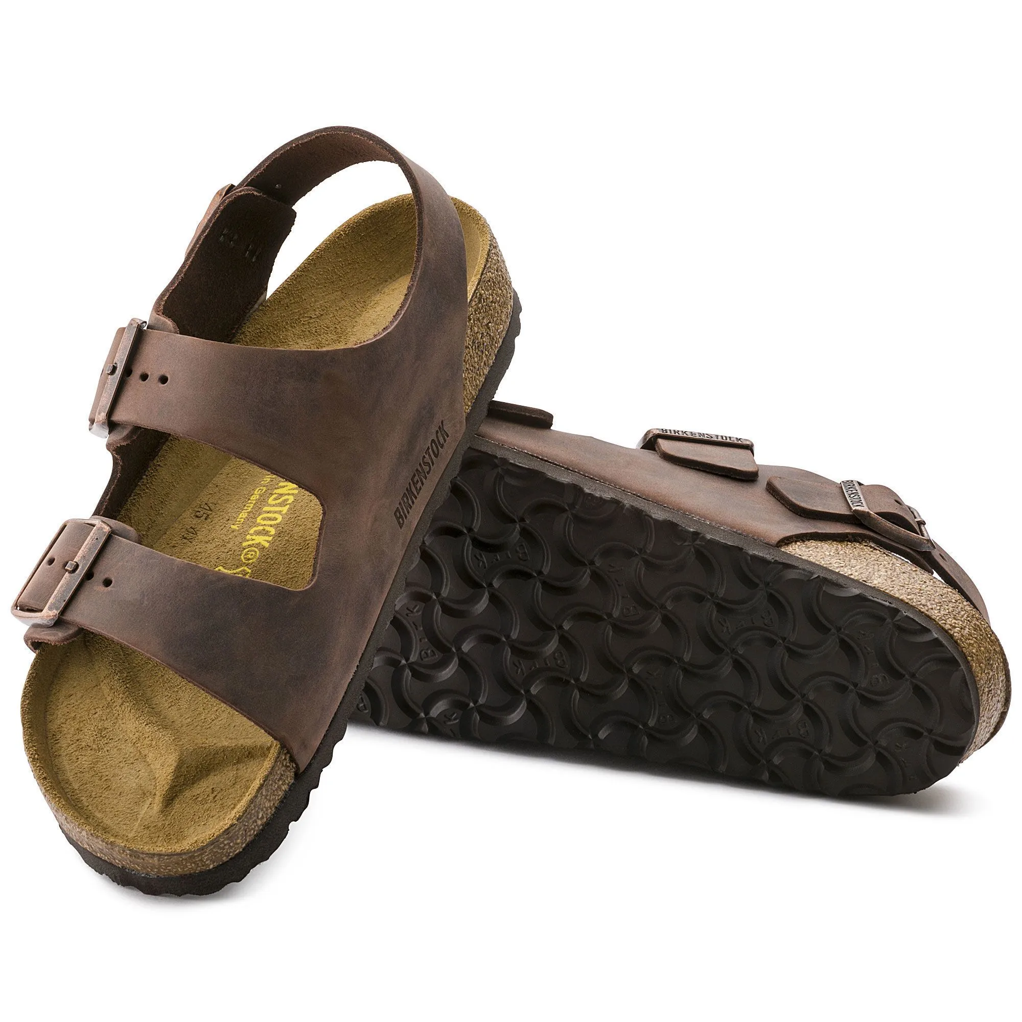 BIRKENSTOCK MILANO HABANA OILED LEATHER UNISEX