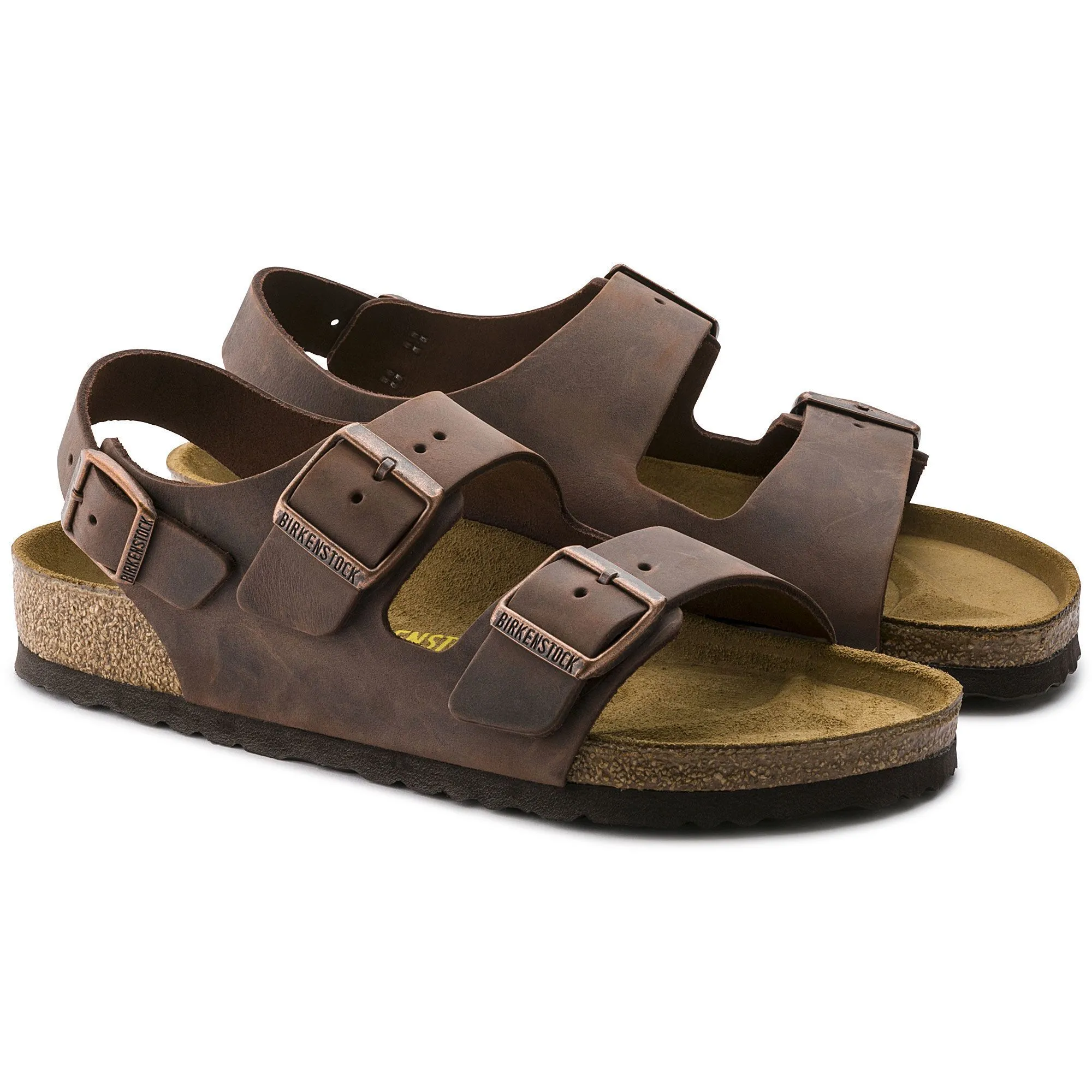 BIRKENSTOCK MILANO HABANA OILED LEATHER UNISEX