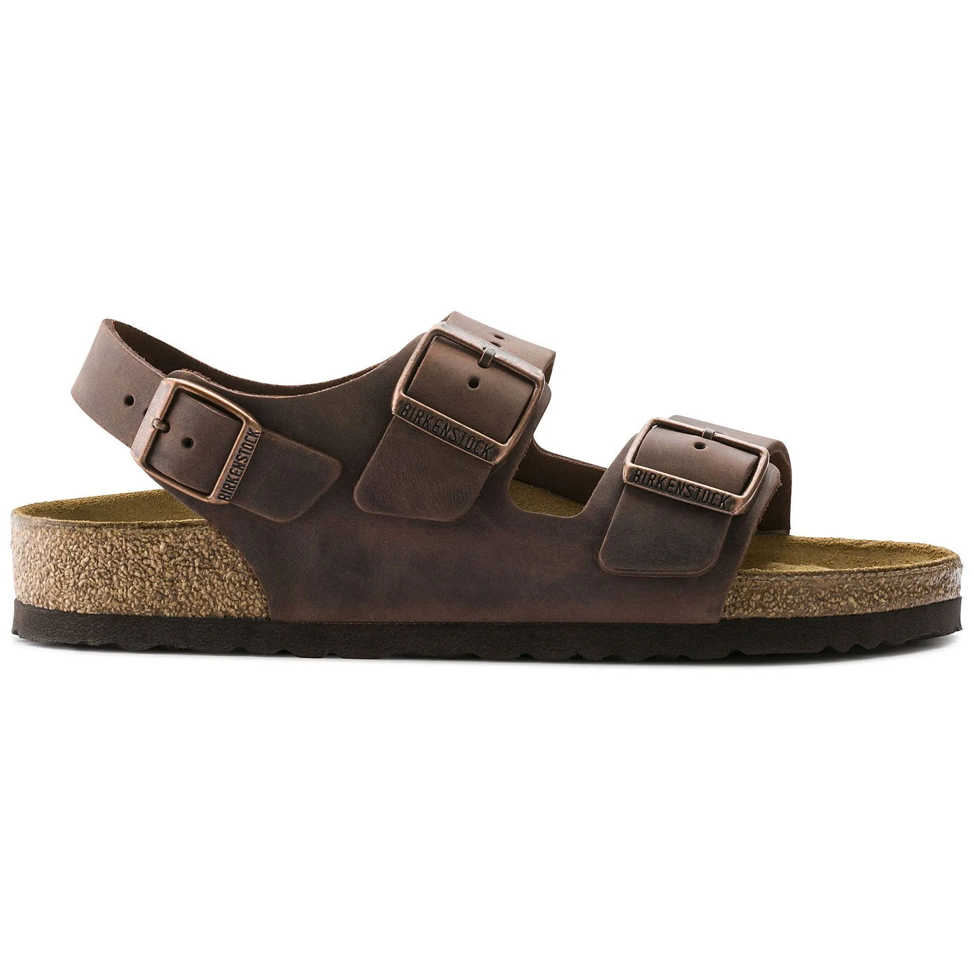BIRKENSTOCK MILANO HABANA OILED LEATHER UNISEX