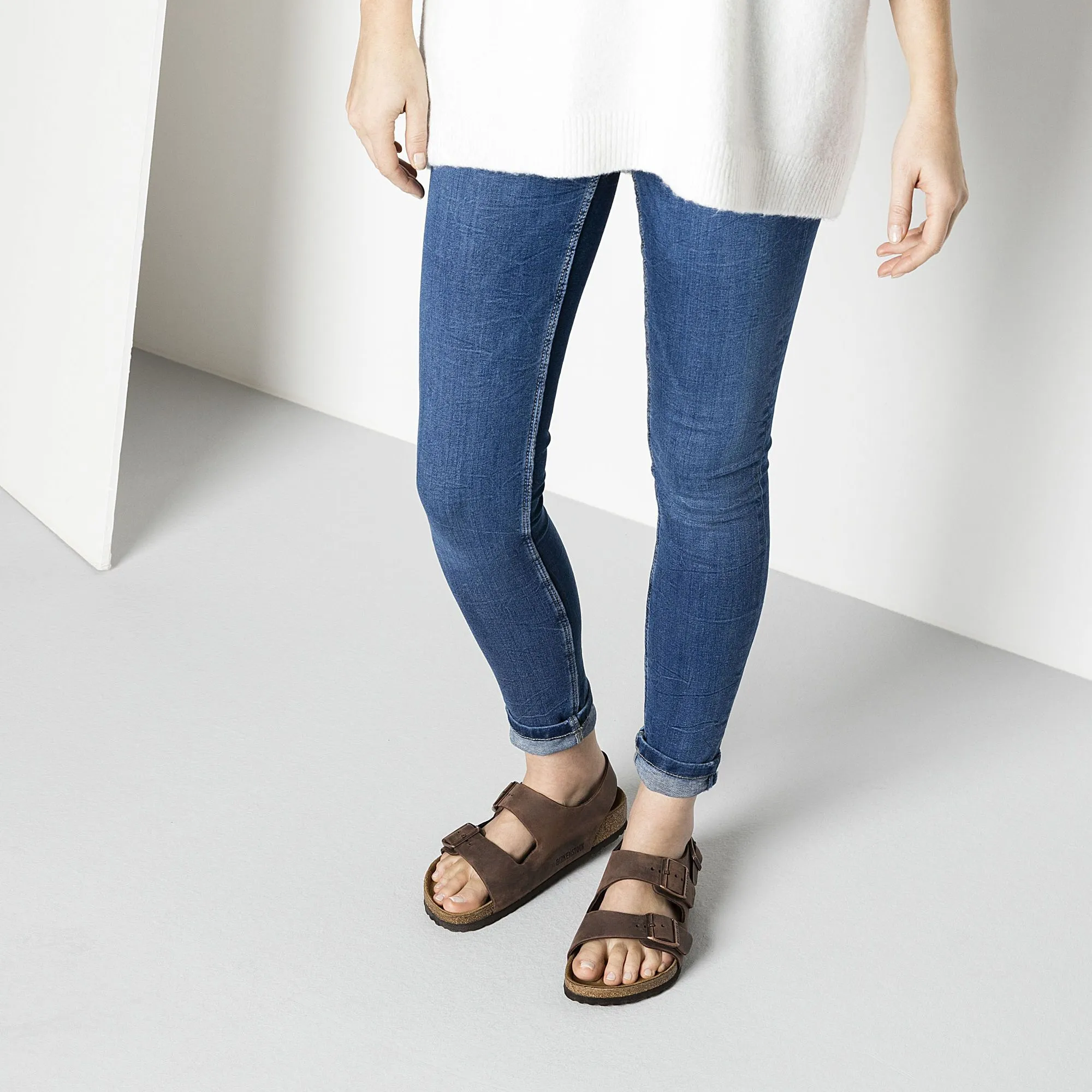 BIRKENSTOCK MILANO HABANA OILED LEATHER UNISEX