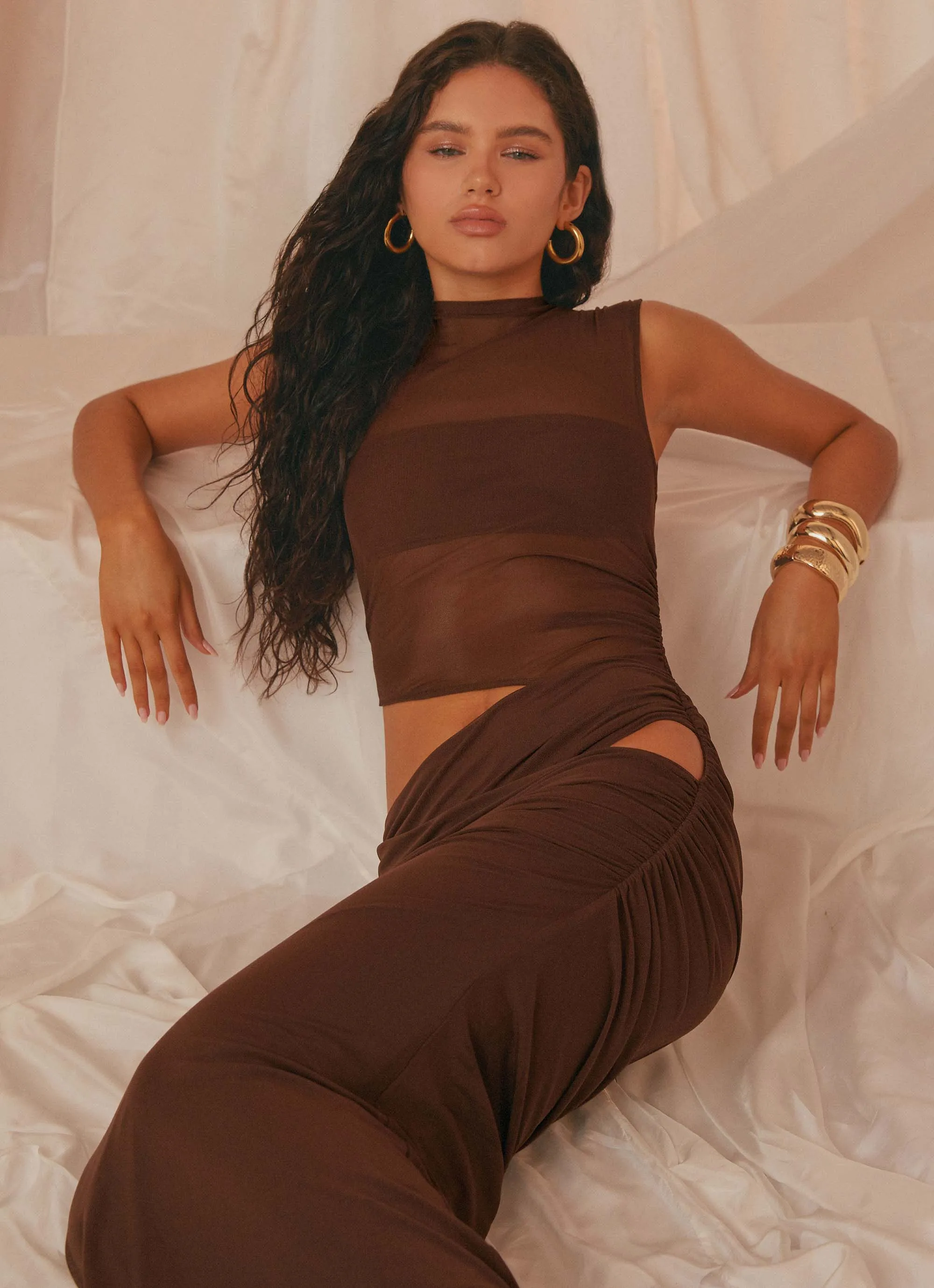 Briony Maxi Dress - Cool Chocolate