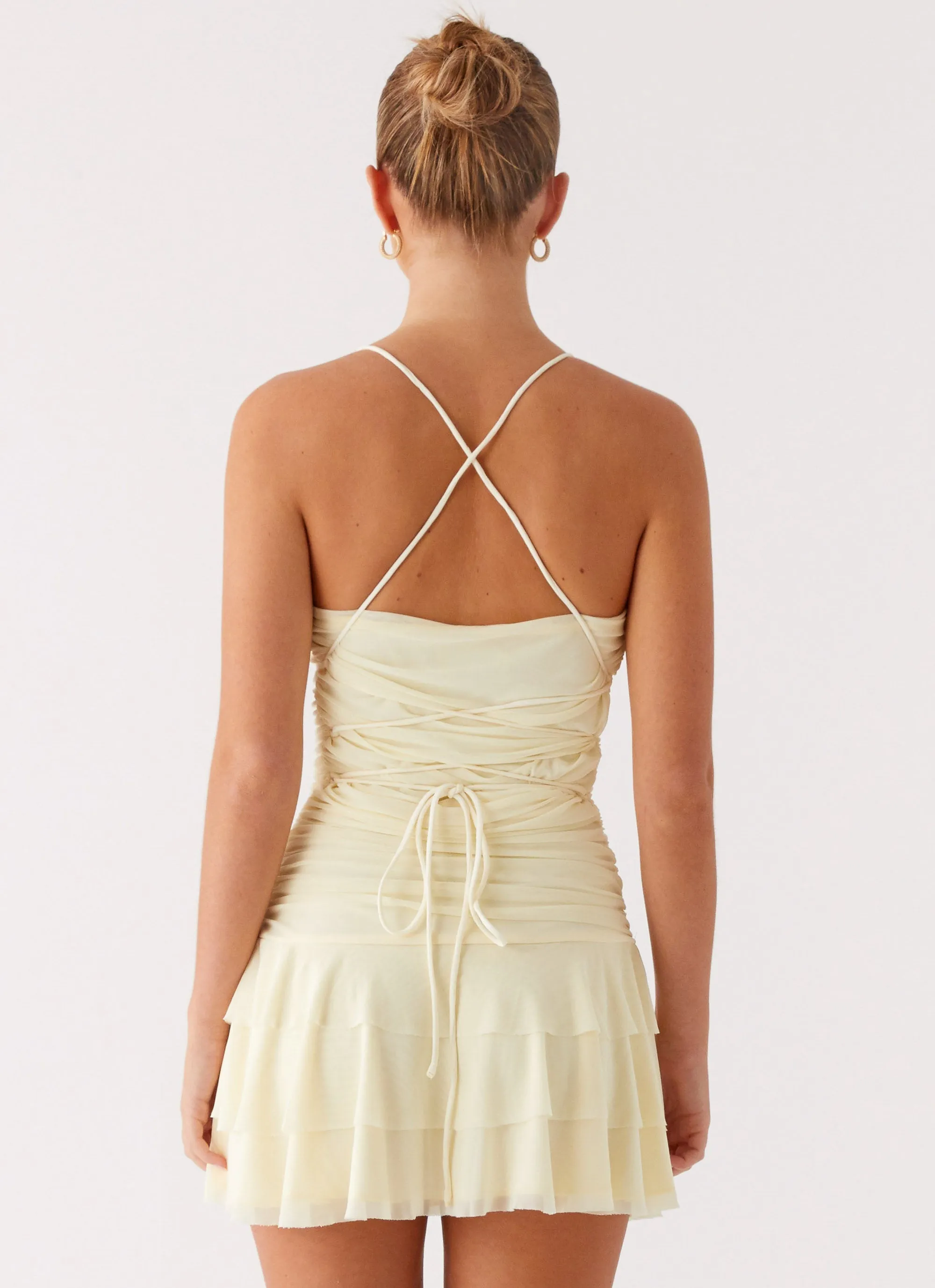 Emily Mini Dress - Yellow