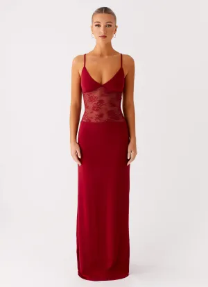 Envy Maxi Dress - Maroon