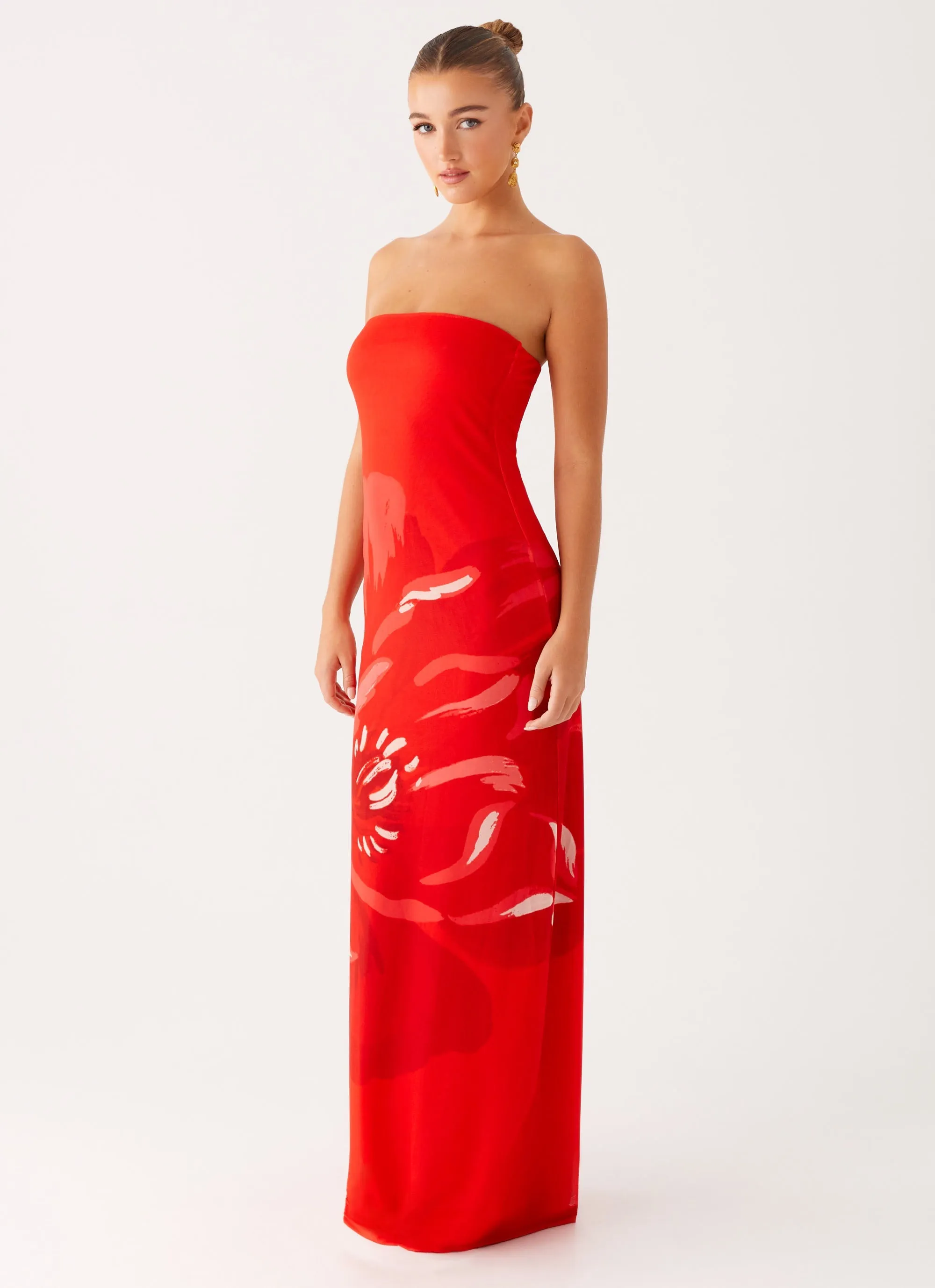 Fabian Maxi Dress - Red