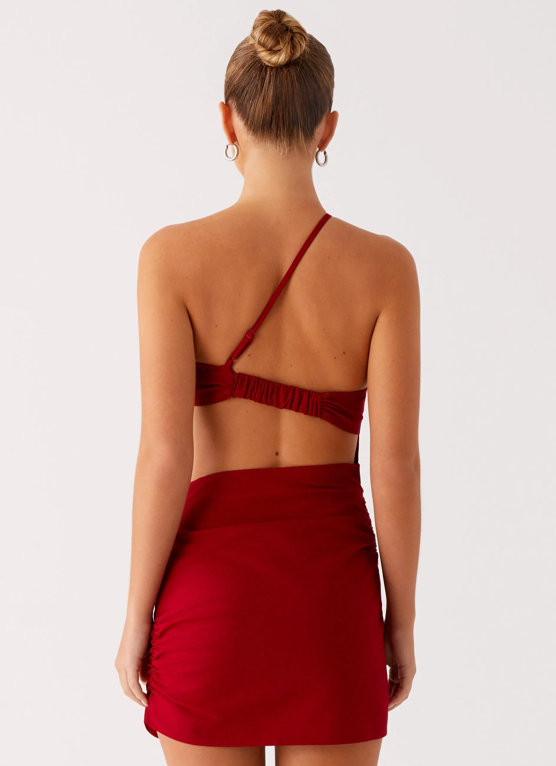 Gossip Mini Dress - Red