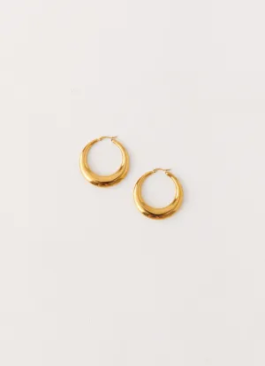 Harri Hoop Earrings - Gold