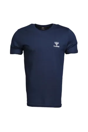 Hummel Men's Navy Blue Short Sleeve T-Shirt