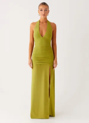 Island Muse Dress - Lime