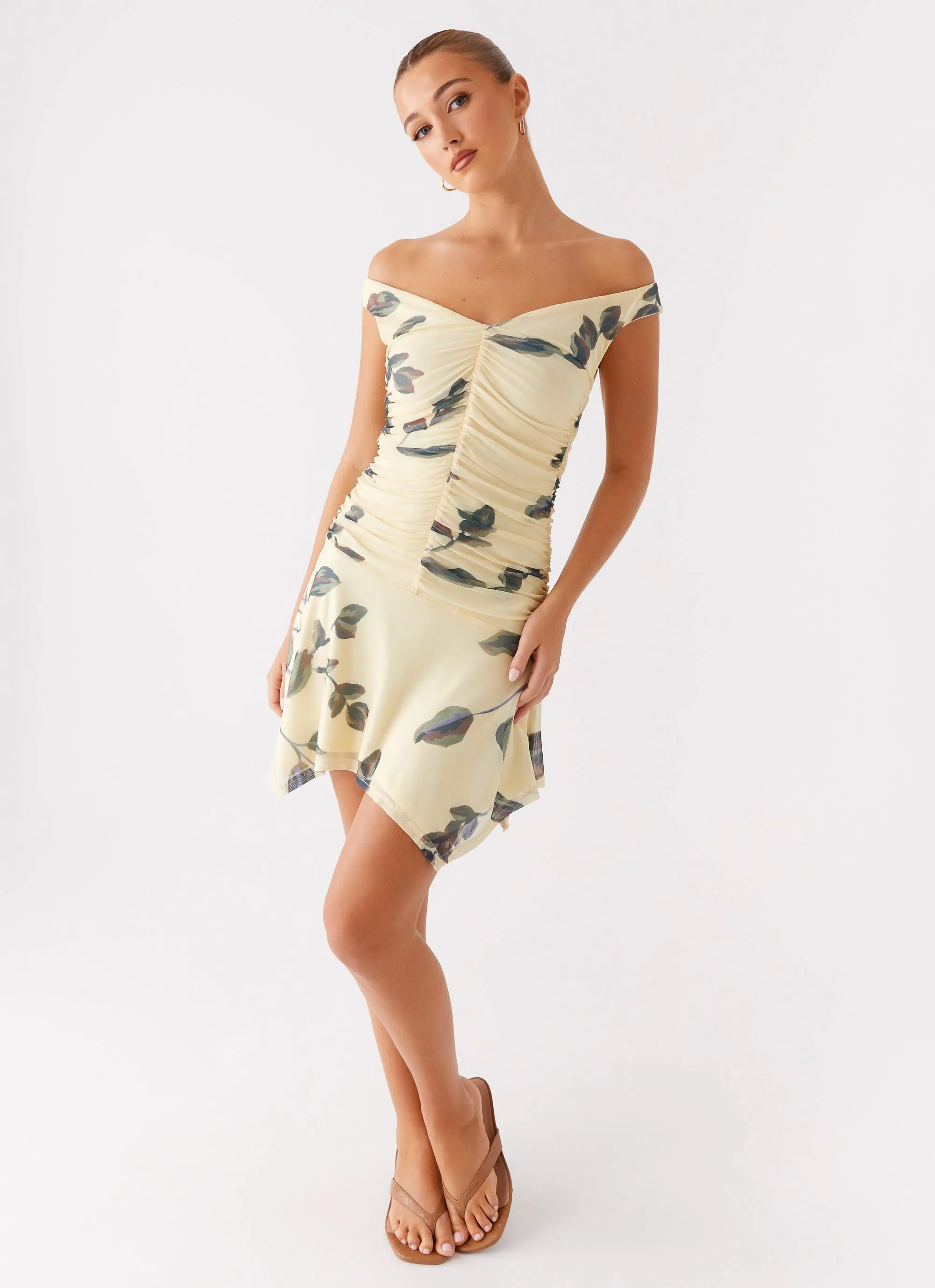 Josette Mini Dress - Buttercream Bliss