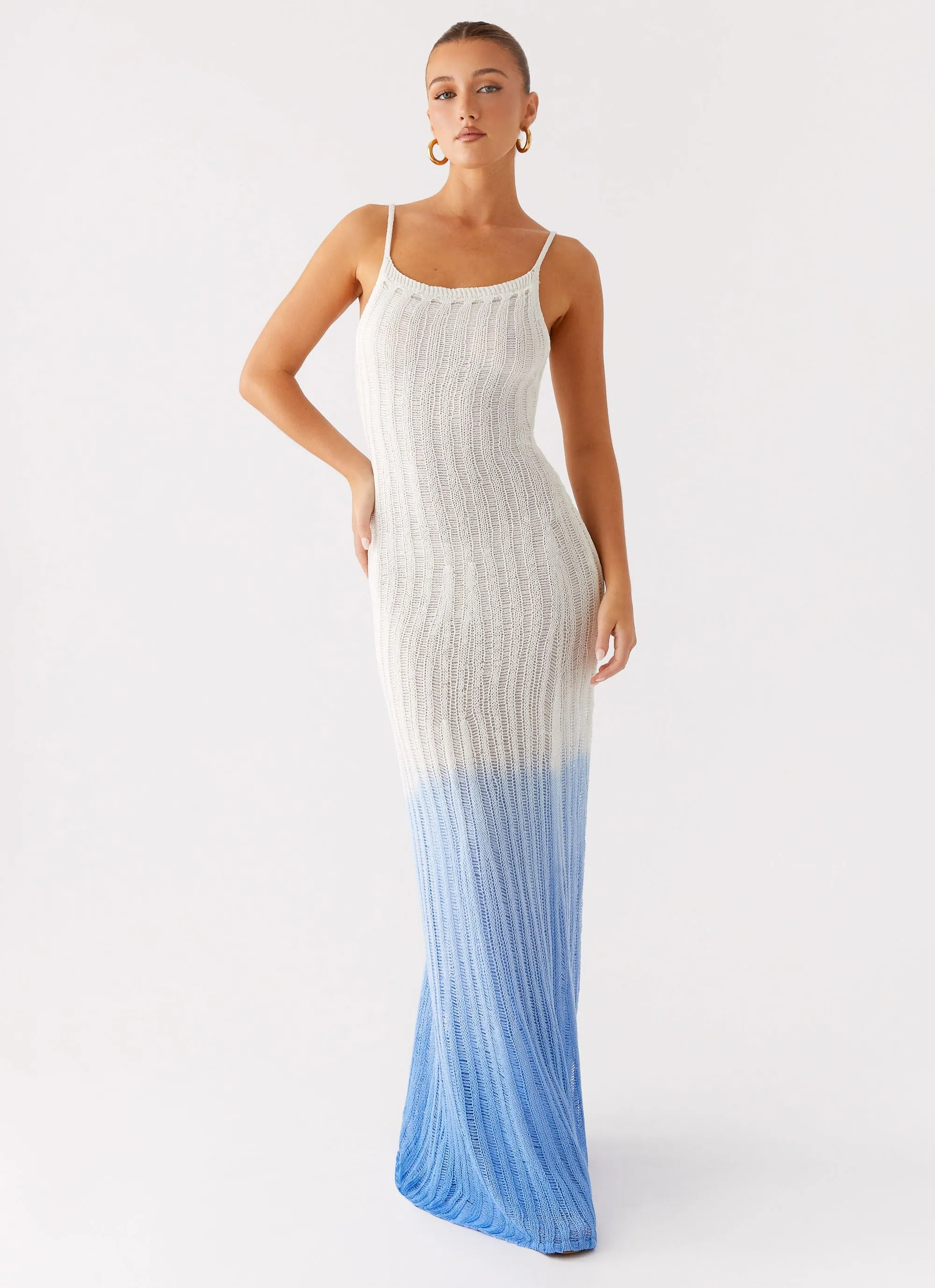 Kiki Maxi Dress - Ombre Blue