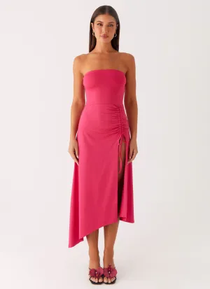 Laoise Midi Dress - Hot Pink