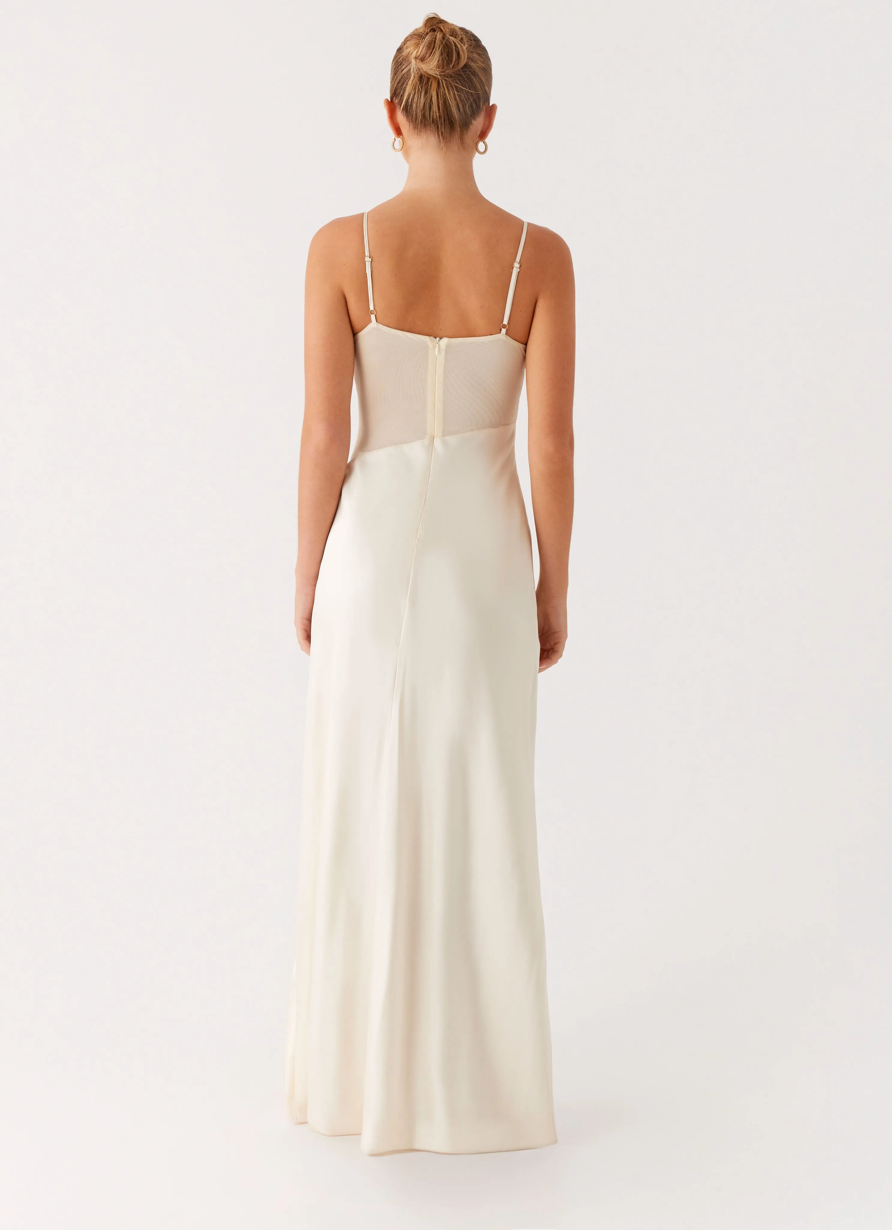 Rising Sun Maxi Dress - Off White