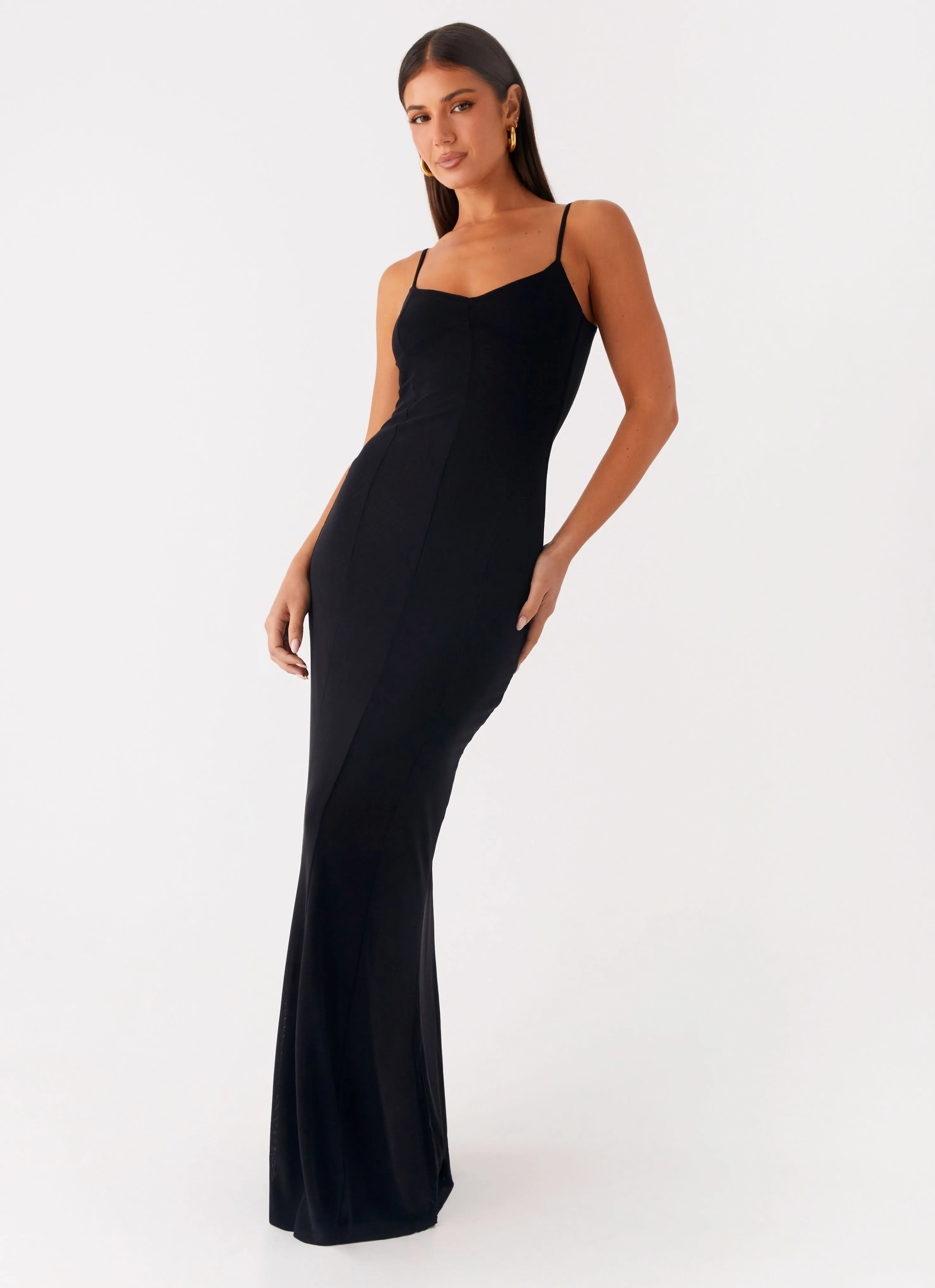 Serene Escape Maxi Dress - Black