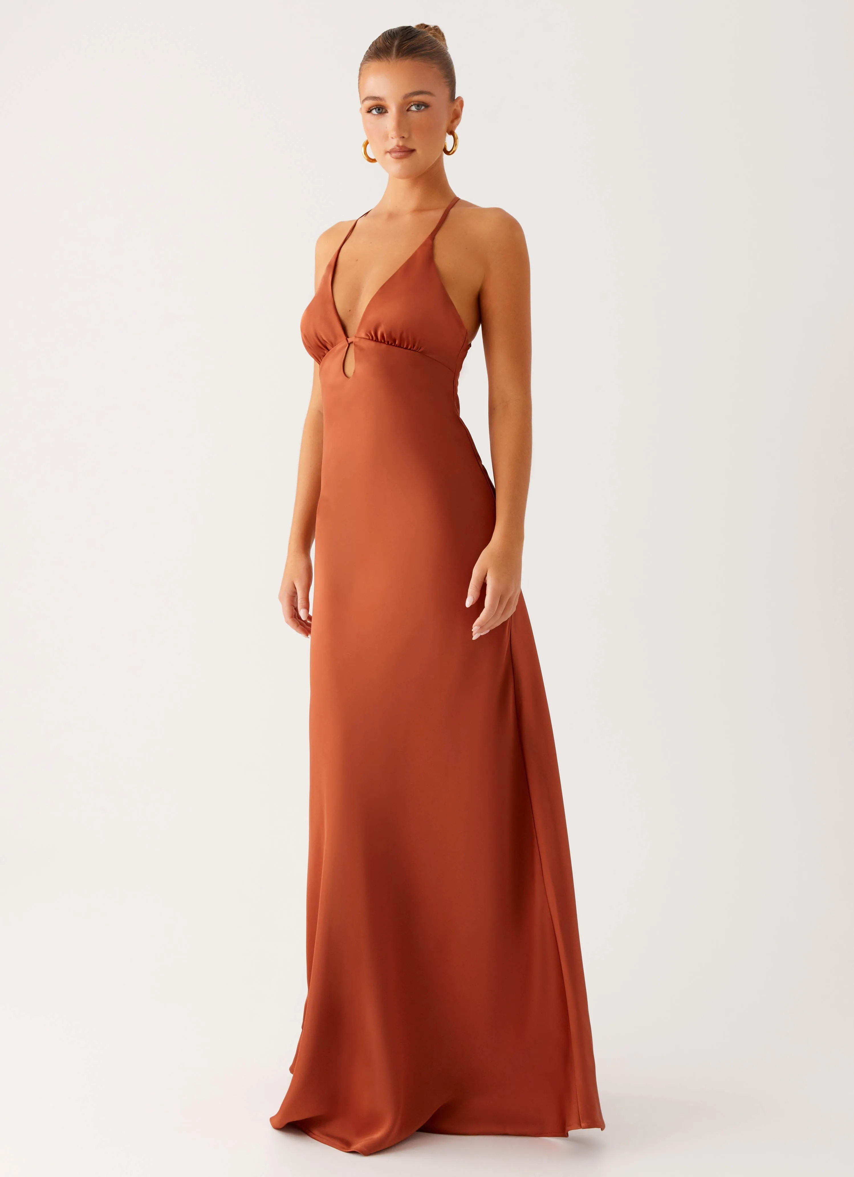 Sundowner Maxi Dress - Rust