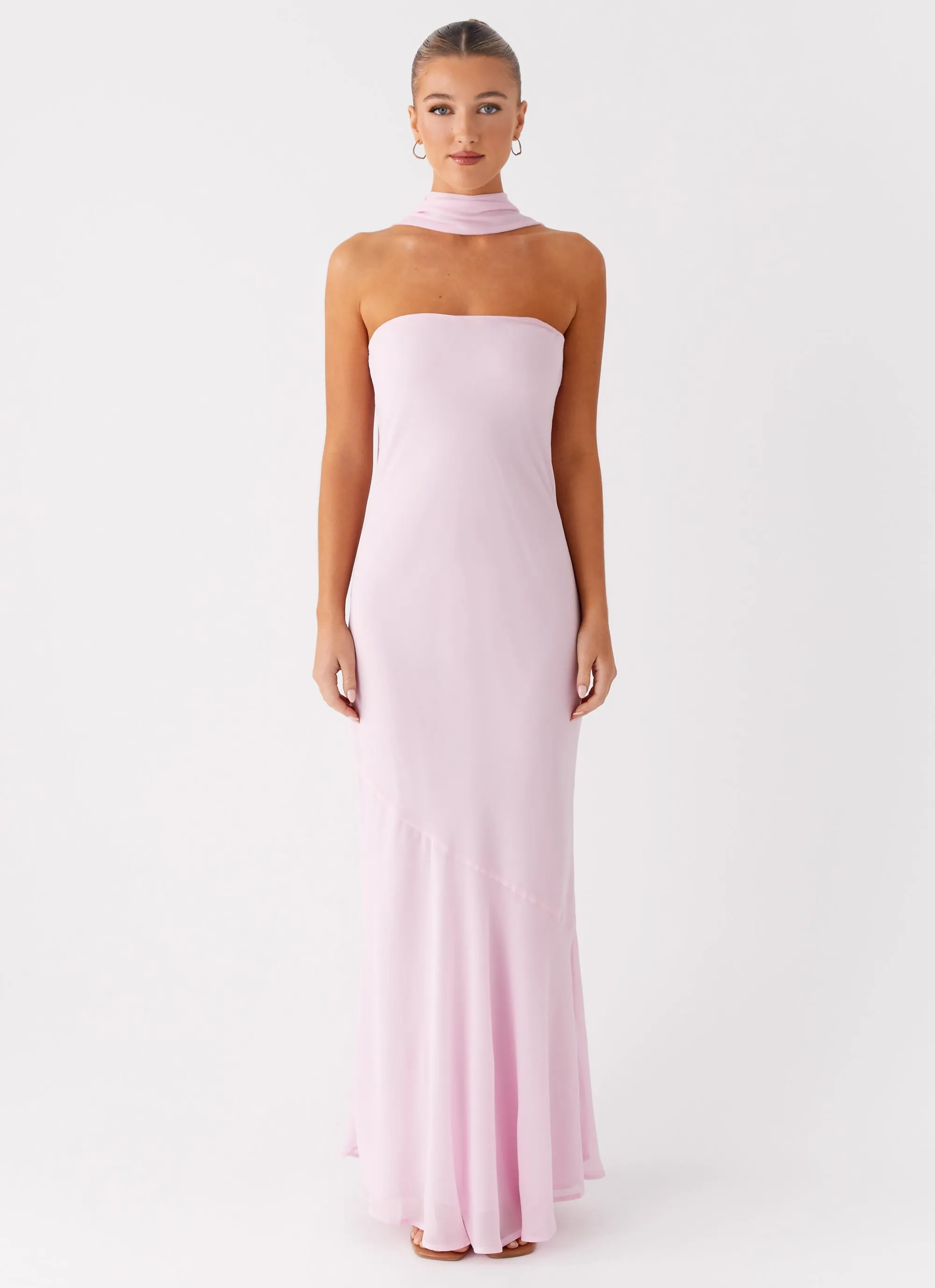 Under The Pagoda Maxi Dress - Pink