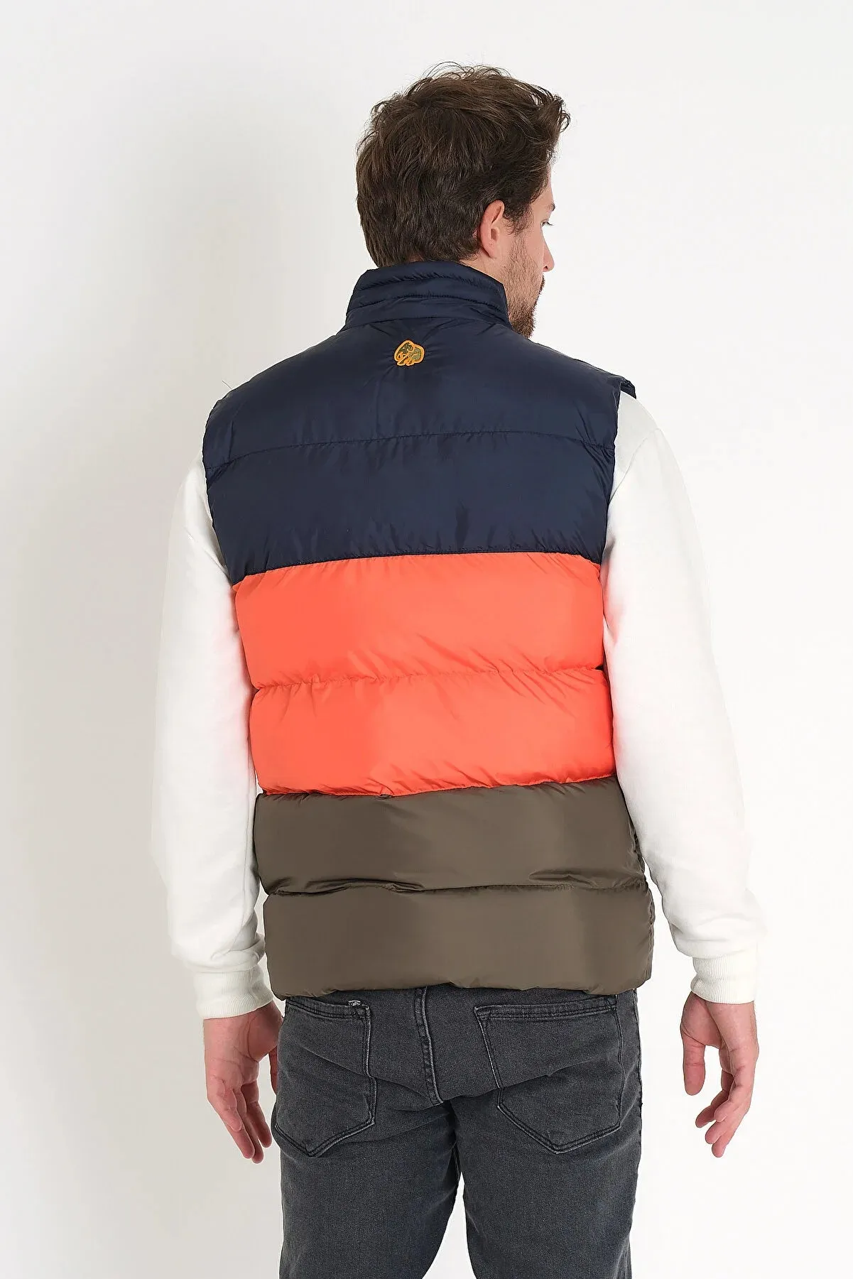 Weyeze Men's Navy Blue Inflatable Vest